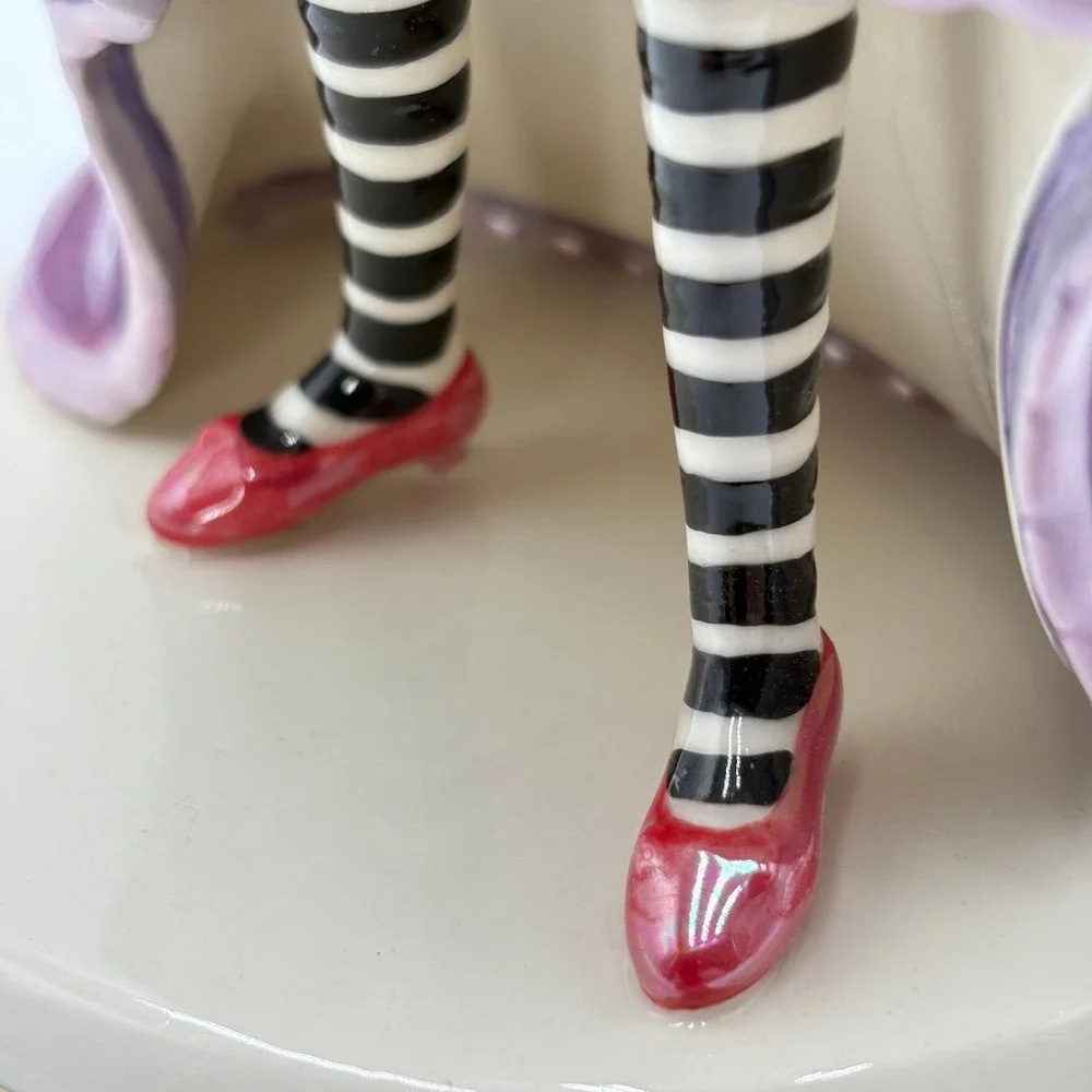 Lenox Wicked Witch of the East Wizard of Oz Porcelain Figurine Ruby Slippers 11